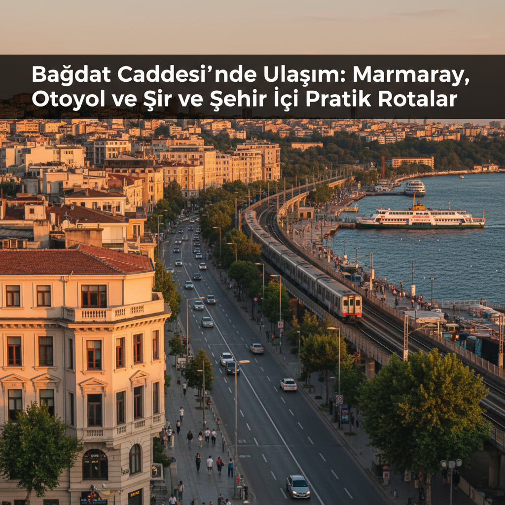 Bağdat Caddesi'nde Ulaşım: Marmaray, Otoyol ve Şehir İçi Pratik Rotalar