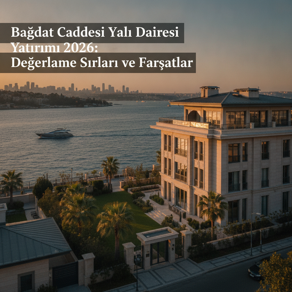 Bağdat Caddesi Yalı Dairesi Yatırımı 2026: Değerleme Sırları ve Fırsatlar