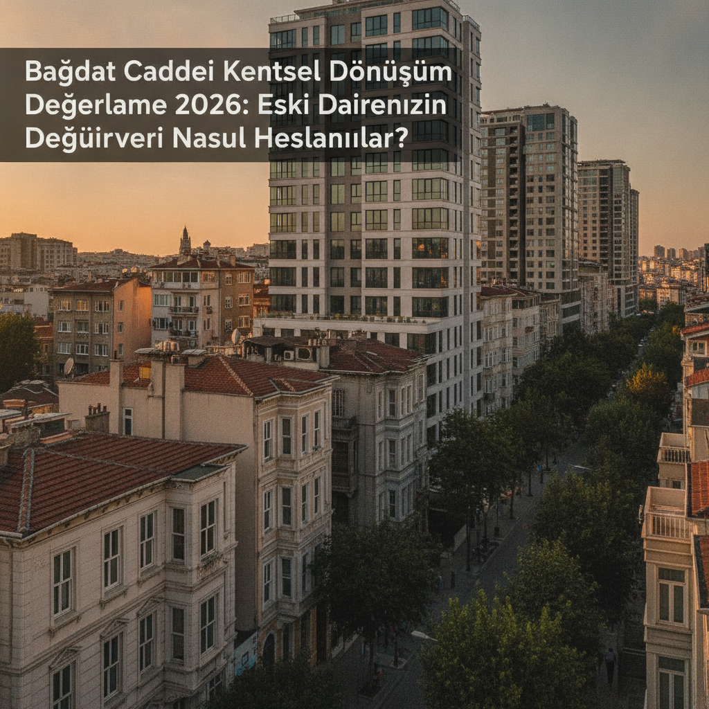 Bağdat Caddesi Kentsel Dönüşüm Değerleme 2026: Eski Dairenizin Değeri Nasıl Hesaplanır?