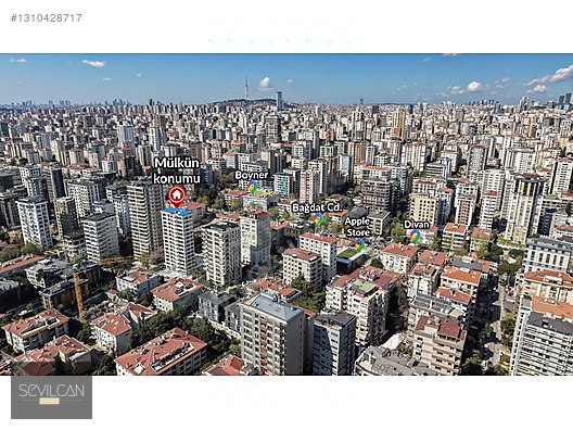 Caddebostan'da Panoramik Manzaralı, 250 m² Genişliğinde 4+1 Lüks Daire