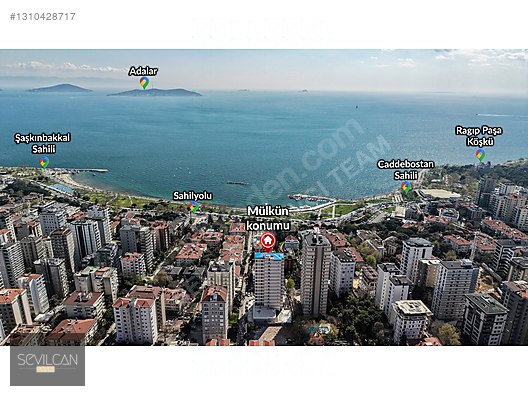 Caddebostan'da Panoramik Manzaralı, 250 m² Genişliğinde 4+1 Lüks Daire